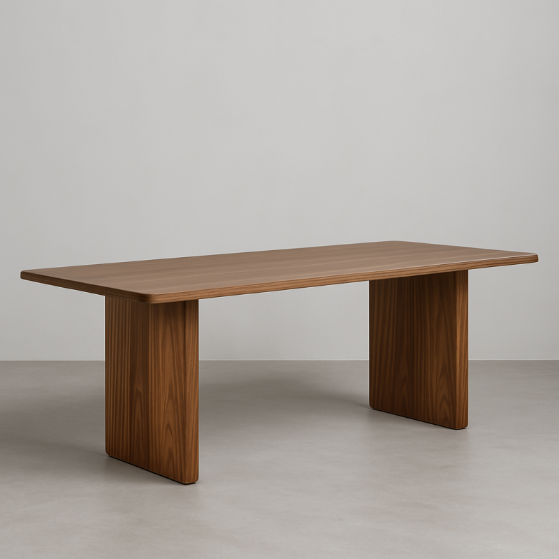 Modern Rectangular Dining Table Enhances Dining Experience